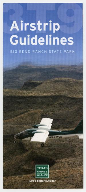 Airstrip Guidelines: Big Bend Ranch State Park