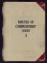 Thumbnail image of item number 1 in: 'Travis County Clerk Records: Commissioners Court Minutes I'.