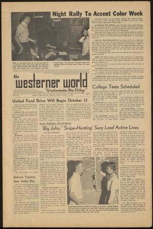 Primary view of object titled 'The Westerner World (Lubbock, Tex.), Vol. 30, No. 5, Ed. 1 Friday, October 4, 1963'.