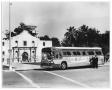 Photograph: Tour bus in front of the Alamo
