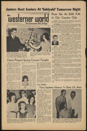 The Westerner World (Lubbock, Tex.), Vol. 31, No. 27, Ed. 1 Friday, April 30, 1965