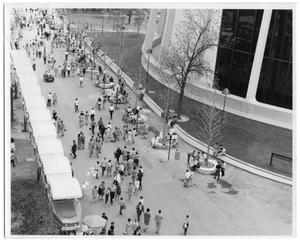 People walking the grounds at HemisFair '68
