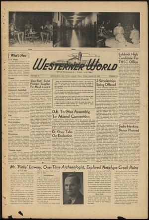Primary view of object titled 'The Westerner World (Lubbock, Tex.), Vol. 14, No. 18, Ed. 1 Friday, January 30, 1948'.