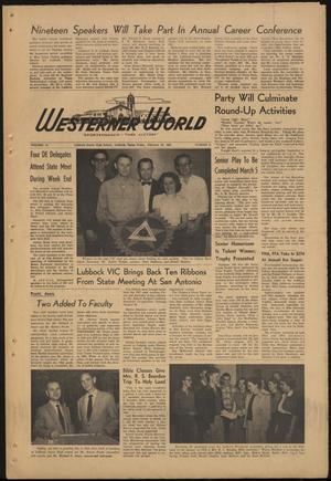 The Westerner World (Lubbock, Tex.), Vol. 19, No. 21, Ed. 1 Friday, February 20, 1953