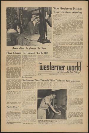 Primary view of object titled 'The Westerner World (Lubbock, Tex.), Vol. 31, No. 14, Ed. 1 Friday, December 18, 1964'.