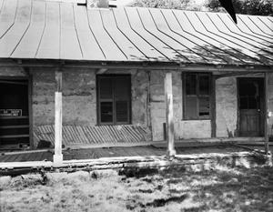 [August Faltin House, (Porch and wall detail; East side)]