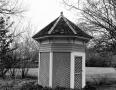 Thumbnail image of item number 1 in: '[Matthew Cartwright House, (oblique of gazebo)]'.