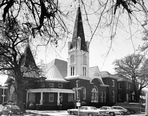 [First Methodist Church, (Northeast oblique)]