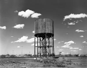 Primary view of object titled '[Fort Hancock Water Tower, (Railroad easement at Knox)]'.
