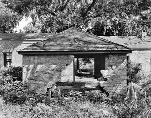 [Michael Paggi House, (West elevation (Root cellar))]