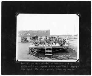 Primary view of object titled '1918 Love Field Band Performing'.