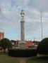 Photograph: Monument with statue of Confederate soldier, Clarksville