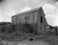 Photograph: [Herman Schmidt House, (Northwest oblique of barn)]