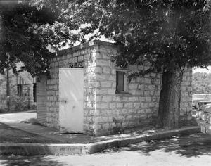 [Somervell County Courthouse, (Northeast oblique, 1 of 2 outbuildings)]