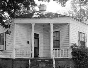 [Chambers Octagon House, (Detail of front porch)]