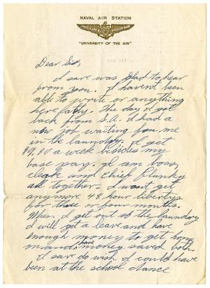 [Letter by James Sutherlin to his sister]