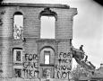 Photograph: [Hunnicutt House (During Demolition), (North facade)]