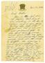 Thumbnail image of item number 1 in: '[Letter by James Sutherlin to his parents - 11/21/1944]'.