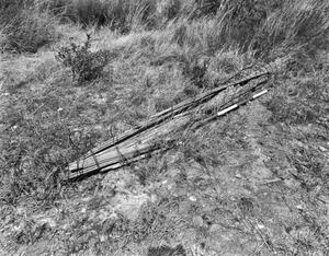 [San Jose de Palafox, (Wooden pipe used in irrigation project c. 30's)]