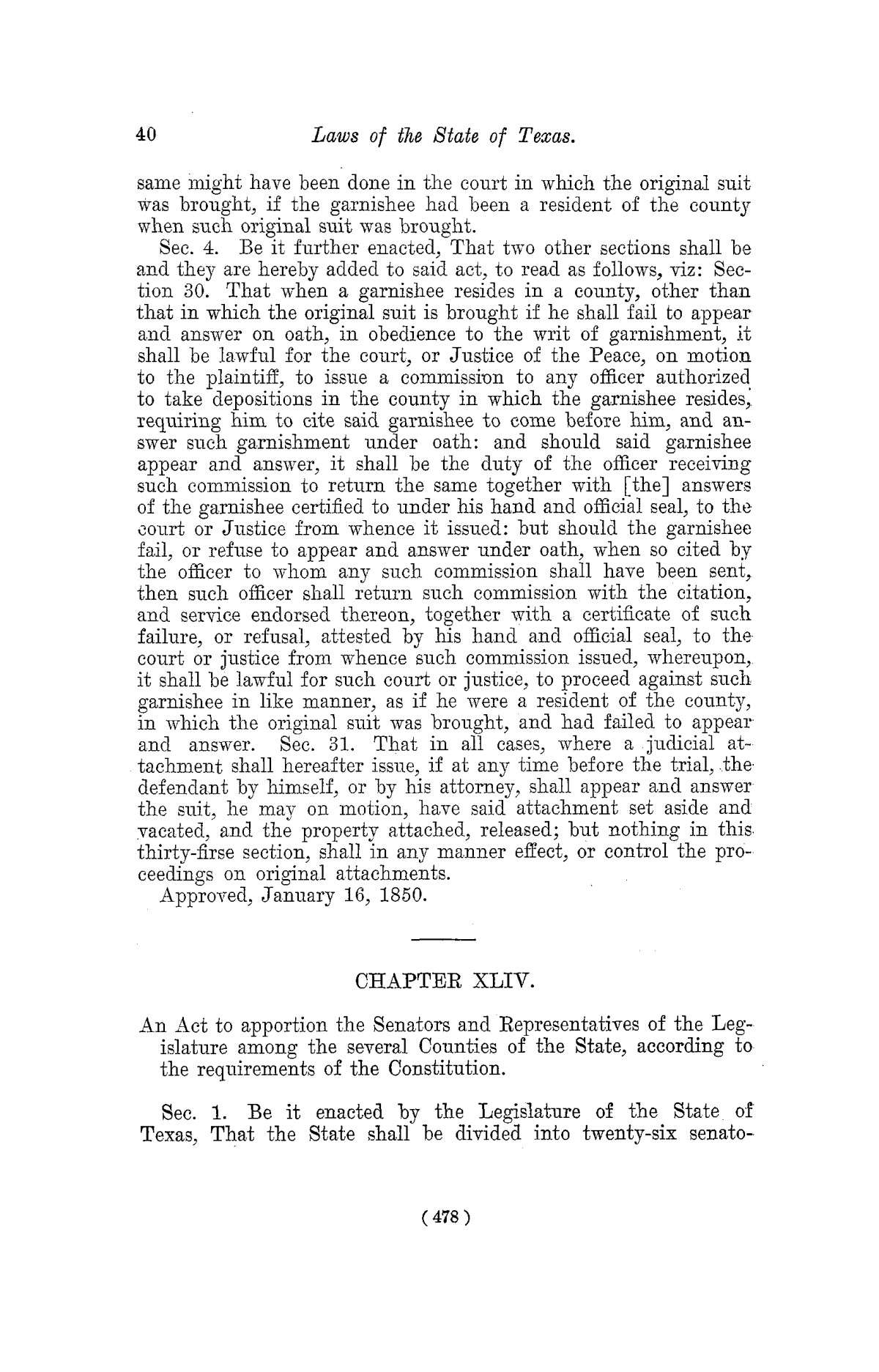 The Laws of Texas, 1822-1897 Volume 3
                                                
                                                    478
                                                