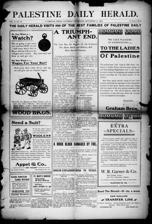Palestine Daily Herald (Palestine, Tex), Vol. 2, No. 66, Ed. 1, Saturday, September 19, 1903