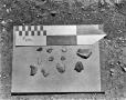Photograph: [Walnut Creek Archaeological District, (Flakes, chips, biface, part p…