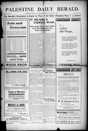 Palestine Daily Herald (Palestine, Tex), Vol. 2, No. 109, Ed. 1, Saturday, November 7, 1903