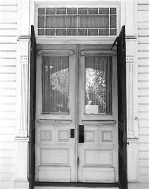 [Link House, (Entrance detail, East elevation)]