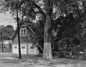 [Floyd House, (Southeast oblique of carriage house/garage)]
