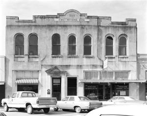 [First National Bank, (East elevation)]