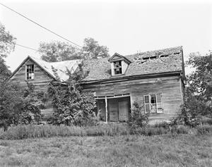 [O. Witte House, (Side elevation)]