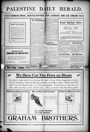 Palestine Daily Herald (Palestine, Tex), Vol. 3, No. 40, Ed. 1, Saturday, August 20, 1904