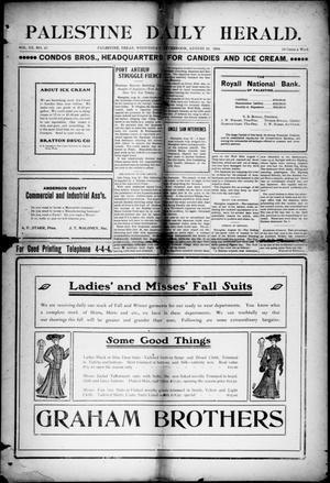 Palestine Daily Herald (Palestine, Tex), Vol. 3, No. 43, Ed. 1, Wednesday, August 24, 1904