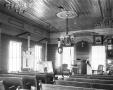 Photograph: [Wesley Brethren Church, (Interior oblique)]