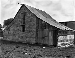 [Fritz Lindig House, (Southwest oblique of barn)]