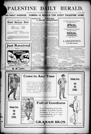 Palestine Daily Herald (Palestine, Tex), Vol. 3, No. 120, Ed. 1, Wednesday, November 23, 1904
