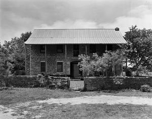 Primary view of object titled '[Round Mountain Stage Coach Inn, (North elevation of Inn)]'.
