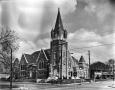 Photograph: [Grace Methodist Church, (Facing Northeast view of Southwest oblique)]