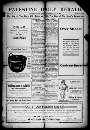 Palestine Daily Herald (Palestine, Tex), Vol. 4, No. 14, Ed. 1, Tuesday, July 25, 1905