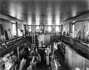 [Bertram Lumber Company Store, (Interior view)]