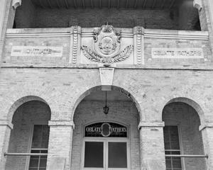 [La Lomita Historic District, (Detail of North facade of Novitiate)]