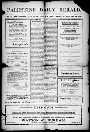 Palestine Daily Herald (Palestine, Tex), Vol. 4, No. 116, Ed. 1, Wednesday, November 22, 1905
