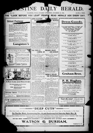 Palestine Daily Herald (Palestine, Tex), Vol. 4, No. 119, Ed. 1, Saturday, November 25, 1905