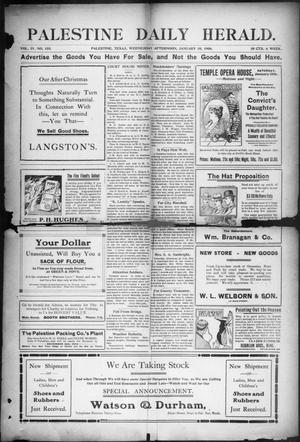 Palestine Daily Herald (Palestine, Tex), Vol. 4, No. 155, Ed. 1, Wednesday, January 10, 1906