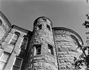 Primary view of object titled '[Ellis County Courthouse, (Detail East facade)]'.