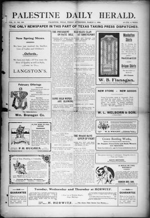 Palestine Daily Herald (Palestine, Tex), Vol. 4, No. 199, Ed. 1, Friday, March 2, 1906