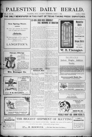 Palestine Daily Herald (Palestine, Tex), Vol. 4, No. 200, Ed. 1, Saturday, March 3, 1906