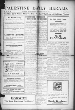 Palestine Daily Herald (Palestine, Tex), Vol. 4, No. 300, Ed. 1, Thursday, June 28, 1906