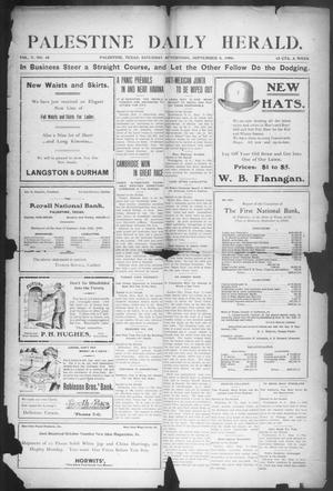 Palestine Daily Herald (Palestine, Tex), Vol. 5, No. 48, Ed. 1, Saturday, September 8, 1906