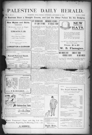Palestine Daily Herald (Palestine, Tex), Vol. 5, No. 49, Ed. 1, Monday, September 10, 1906